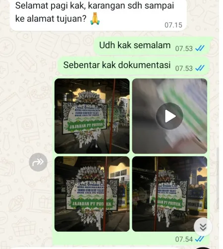 Pengiriman Papan Bunga Selamat Ballroom Hotel Merak