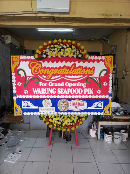 Papan Bunga Ucapan Selamat Ballroom Hotel Merak